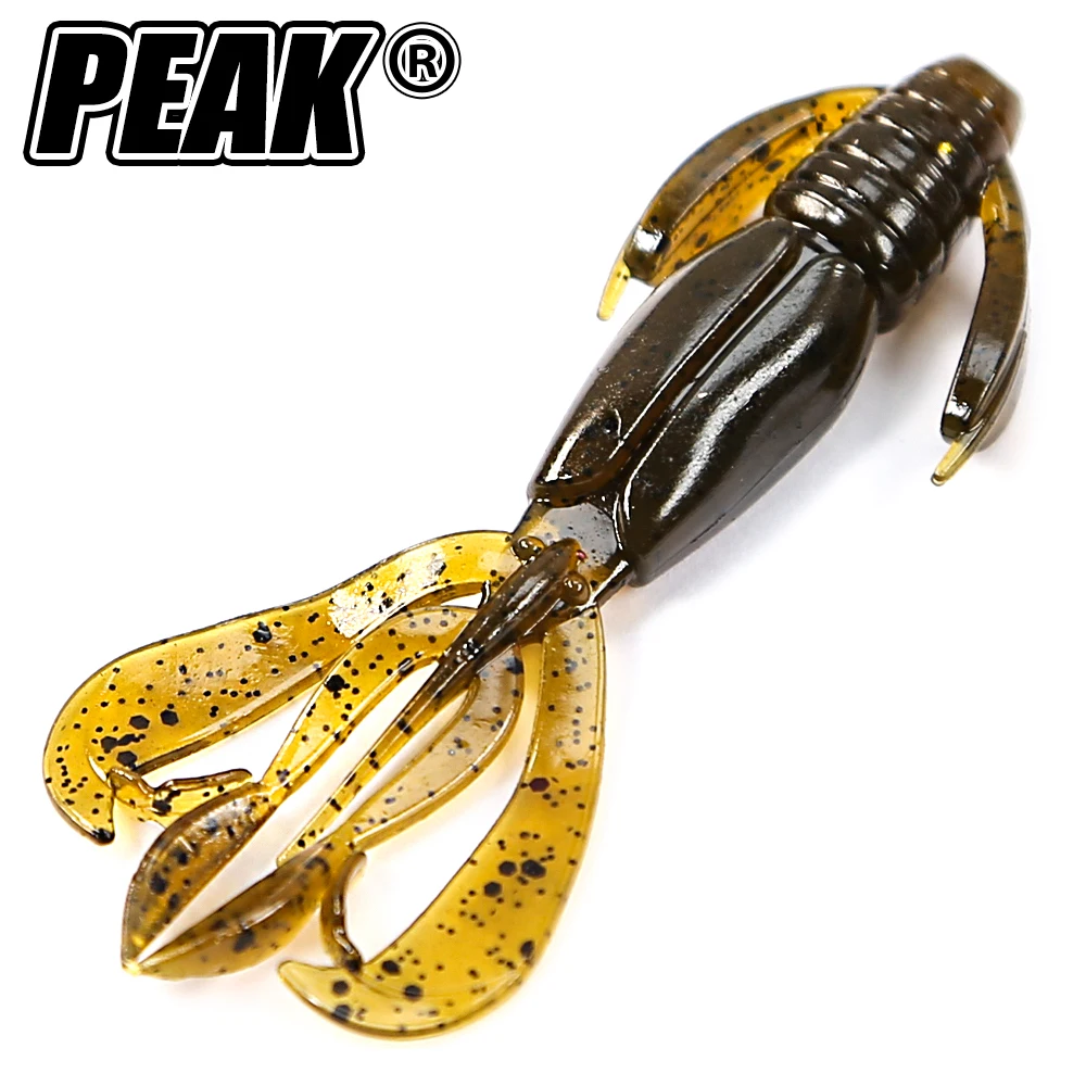 PEAK Crazy Flapper Señuelo flotante de silicona camarón para lubina