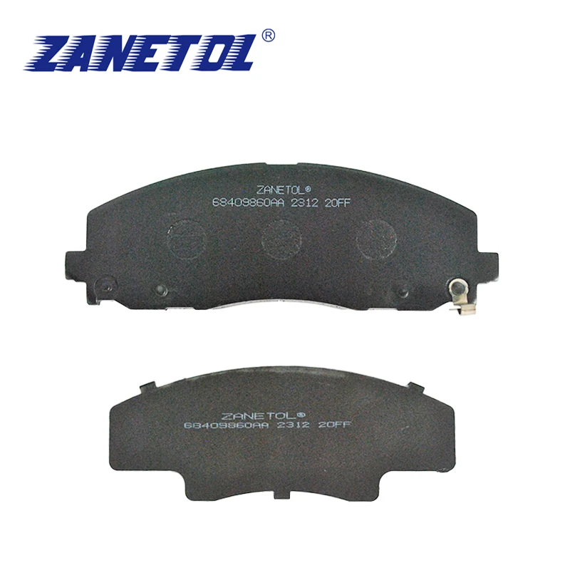 

ZANETOL Parts Front Brake Pad for CHRYSLER VOYAGER 2020~2023 for DODGE GRAND CARAVAN 2012~2020 68409860AA 68144163AB 68144163AD
