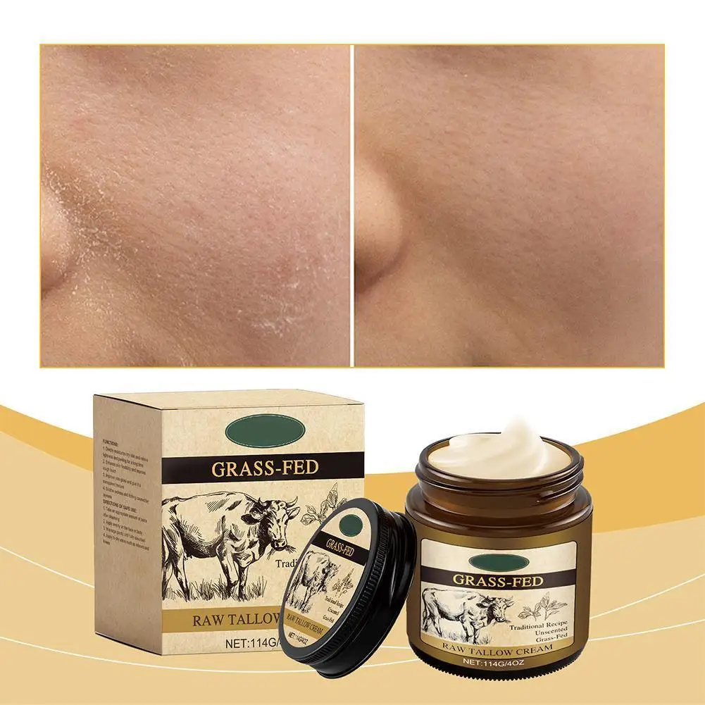 

Beef Tallow Honey Moisturizer Cream Redness Repair Pore Shrinking Nourishing Hydrating Brightening Rejuvenation Korean Cosmetics