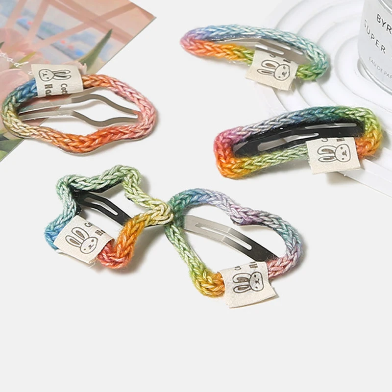 

Набор из 5 женских заколок для волос: красочные, плюшевые, с звездами, милые, в стиле кавай, заколки-невидимки, высококачественные аксессуары для волос для девочек