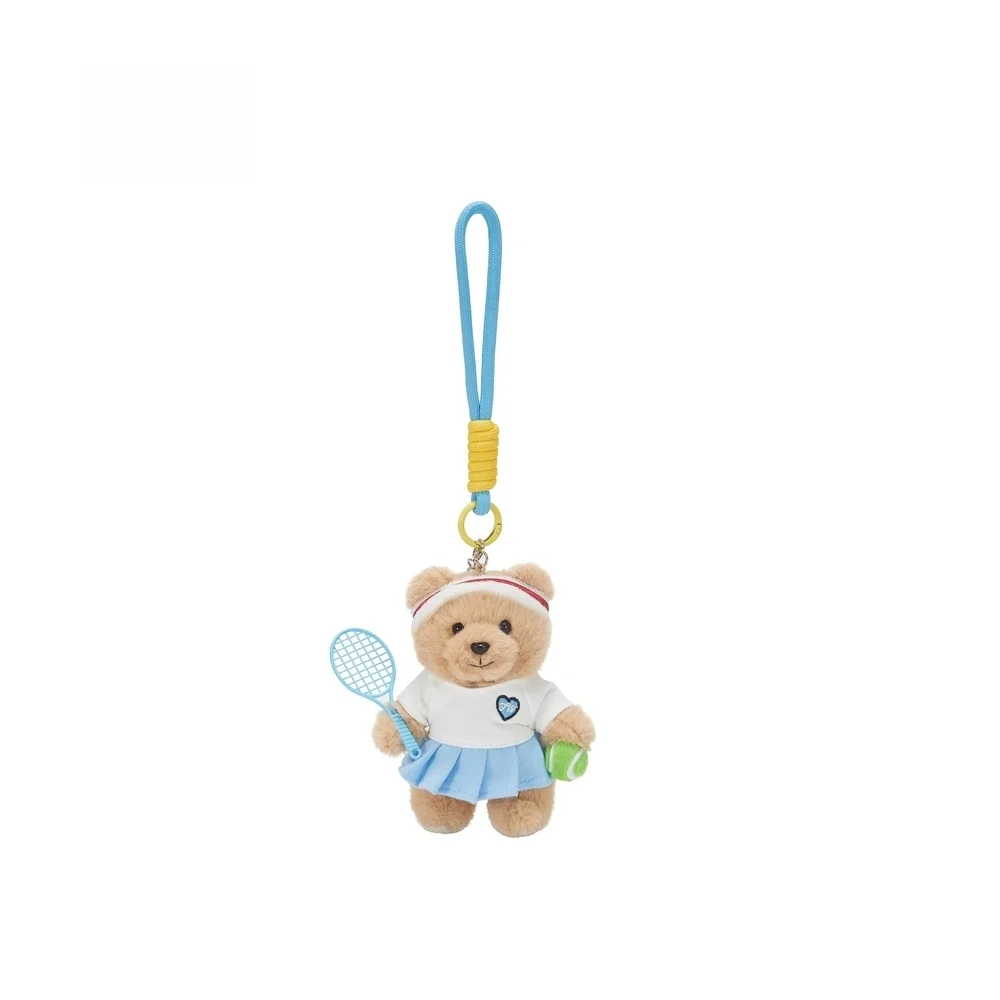 teenie-weenie-bearnova26-spring-new-women's-outdoor-tennis-theme-cute-bear-keychain-fun-and-faionable-accory