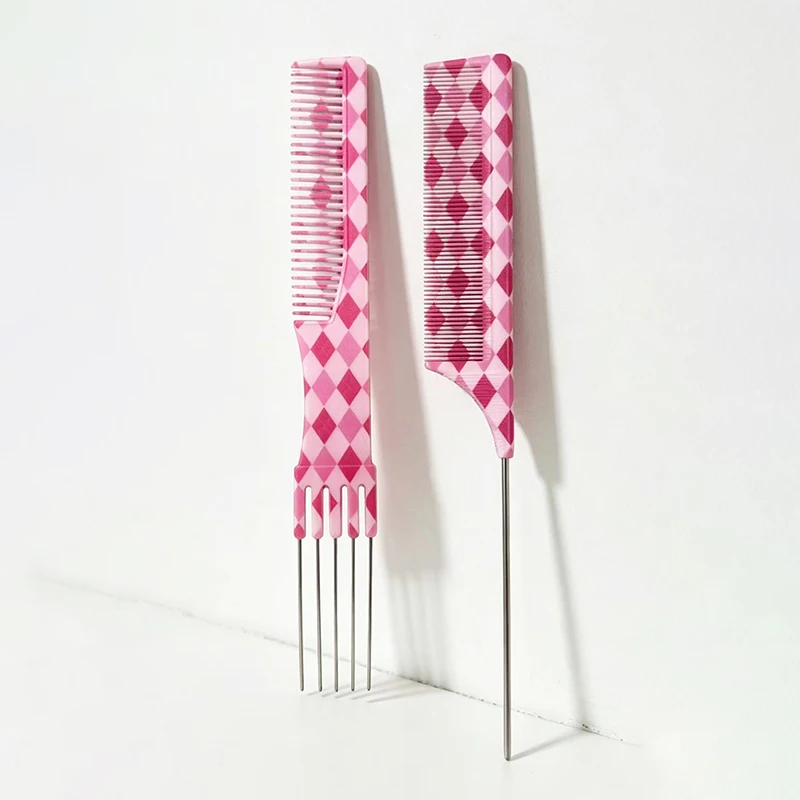 1/2Pcs Hair Comb Set, Wide Tooth & Fine Tooth Tail Comb, Professional Styling Comb for All Hair Types