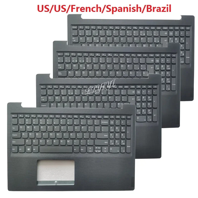 

for Lenovo IdeaPad V15-IIL V15-IGL V15-ADA V15-IKB V15-IWL US/UK/French/Spanish/Brazil/Italy laptop keyboard palmrest upper