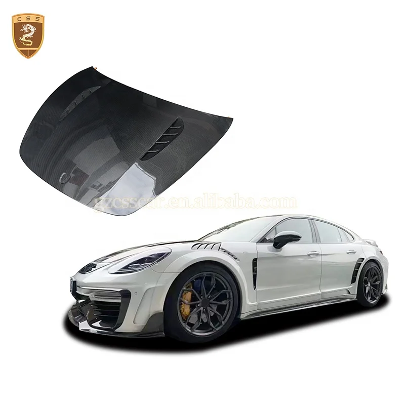 

Msy Style 971, передний капот двигателя из углеродного волокна для Porsche Panamera, автомобильный капот