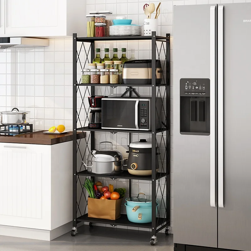 Multifunctional Metal Home Storage Organizer Folding Hot Sale Collapsible Storage Rack