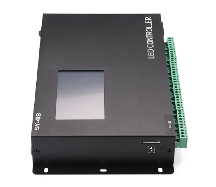 Controller musicale touch screen SY-418-B2 per SPI AC100V- 240V Controller LED digitale programmabile DMX512 a 8 canali