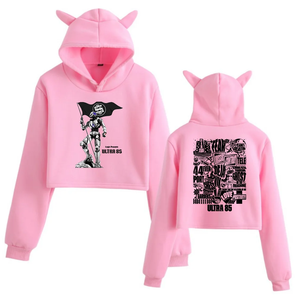 Logik Ultra 85 Katzen ohren Langarm regelmäßige Spiel Fans Geschenk druck Mädchen Mode Hoodie