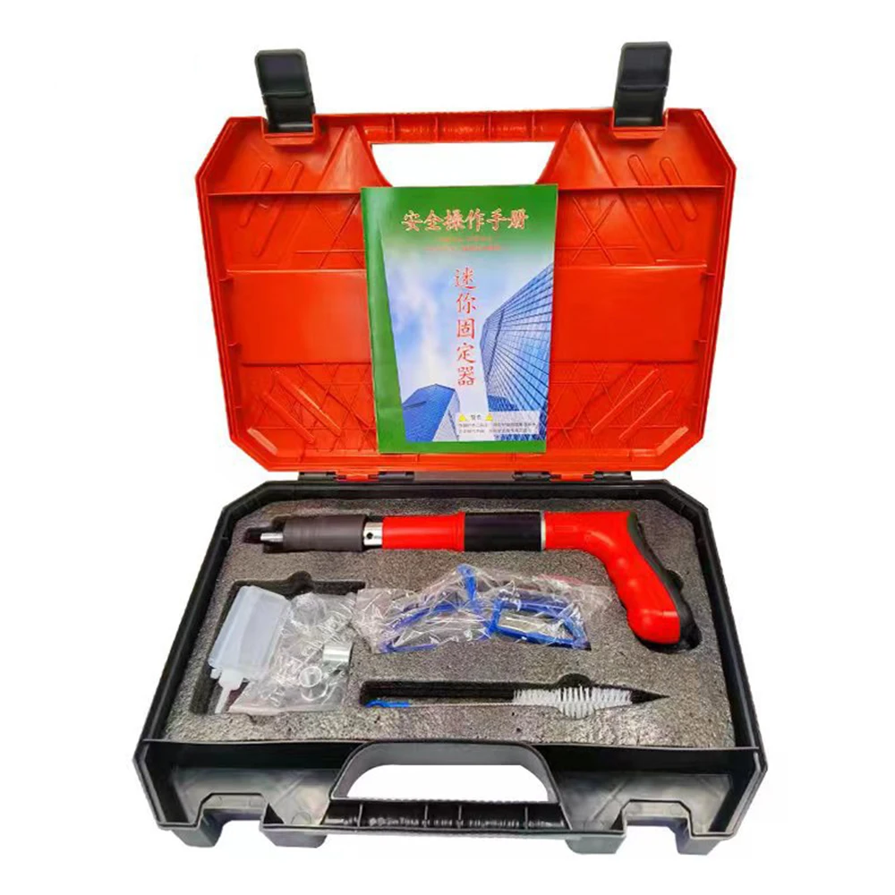 Mini Handheld Powerful Metal Processing Pulling Concrete Nail Gun Steel Rivet Tool Concrete Wall Anchor Line Slotting Device