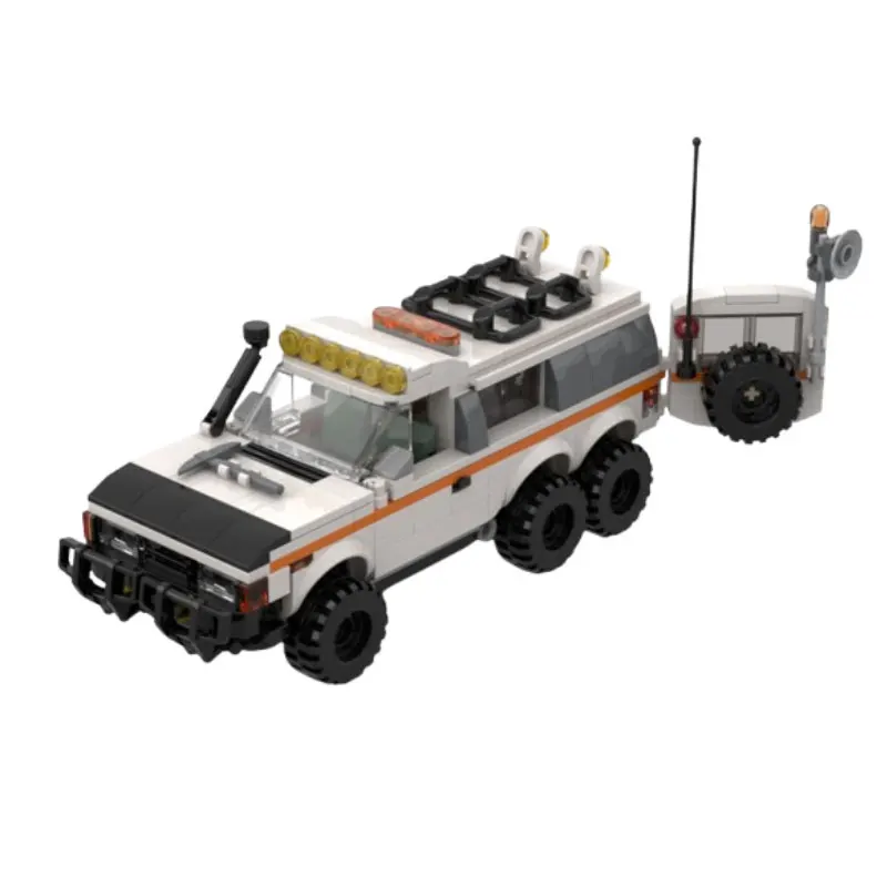 

Набор из 502 деталей для сборки модели внедорожника-арктического исследовательского автомобиля MOC, игрушка-конструктор, подарочный набор