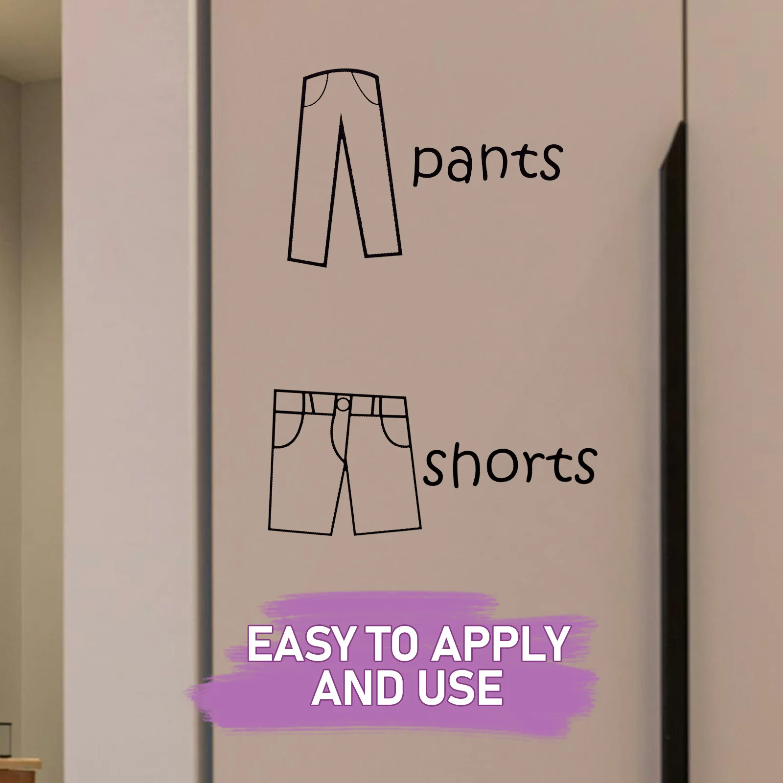 

1 Sheet Classification Labels Pvc Stickers For Wardrobe Dresser Closet Organization Decal Wardrobe Clothing Decals Home Decor