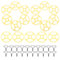 20 Sets Car Seat Cover Hooks Beige Iron Clips Seat Cover Accessories Kit Plastic Hooks Secure Fastening Stain Resistant