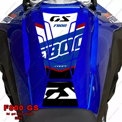 Imagen 1 del producto Para BMW F800 GS f800gs 2024, edición limitada, resina epoxi 3D, almohadilla de protección para tanque de combustible de motocicleta, pegatina decorativa nueva
