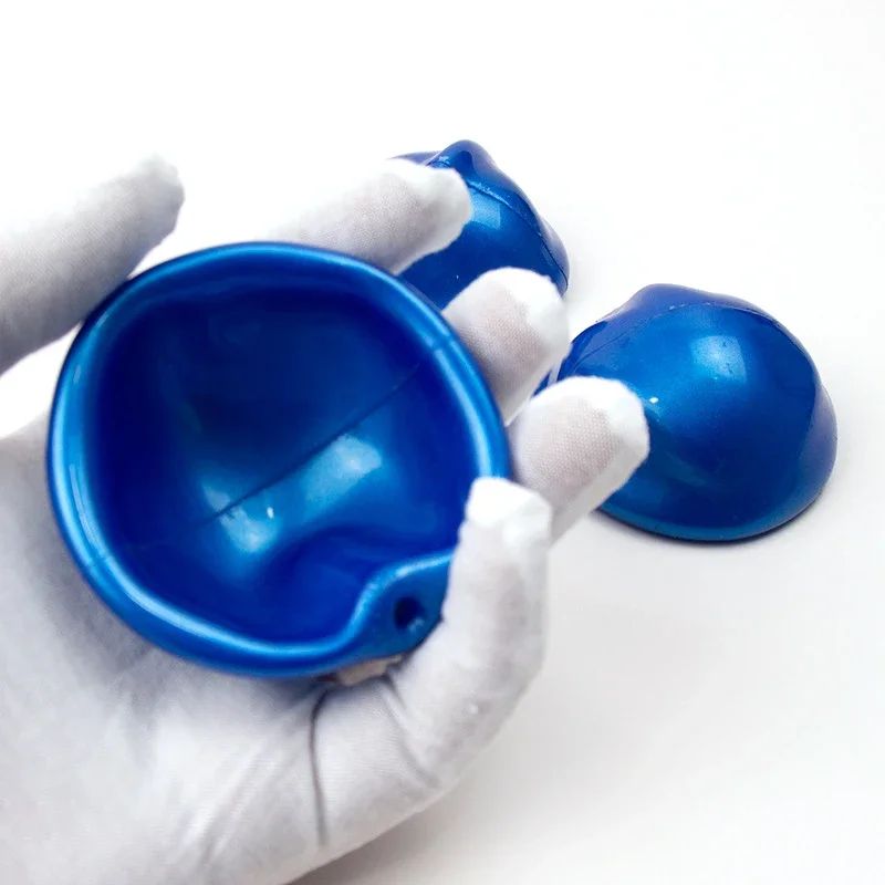 Caixa de relógio bola aberta azul 7cm de diâmetro borracha durável seguro confiável portátil bola de fricção para ferramenta de reparo profissional