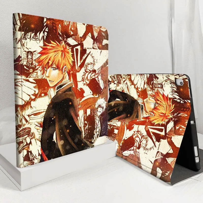 

Чехол для планшета Anime Bleach Art Cool для iPad Pro Air Mini 1 2 3 4 5 6 7 7th 8th 9th 10. 11th 10.2 9.7 10.5 10.9 11 12.9 13 дюймов