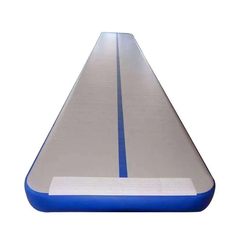 HIBADOU 11*1*0.2m Opblaasbare Gymnastiek Tumbling Mat Air Tumbling Track Air Vloermat Met Elektrische Luchtpomp te koop