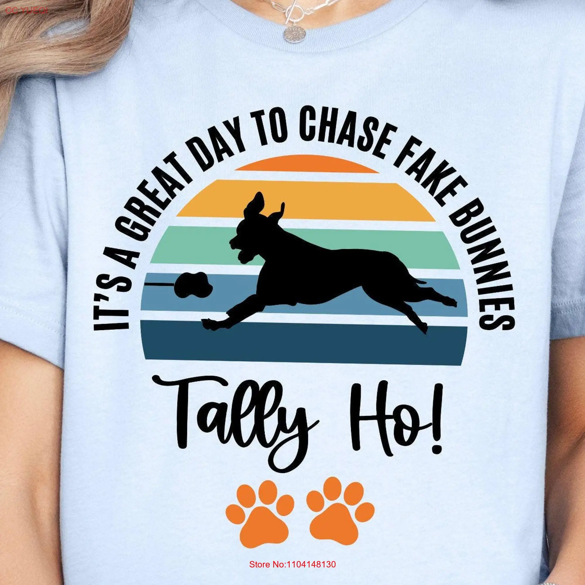 Lure Coursing T Shirt Fast Cat Dog Fastcat Sighthound Sports Handler long or short sleeves