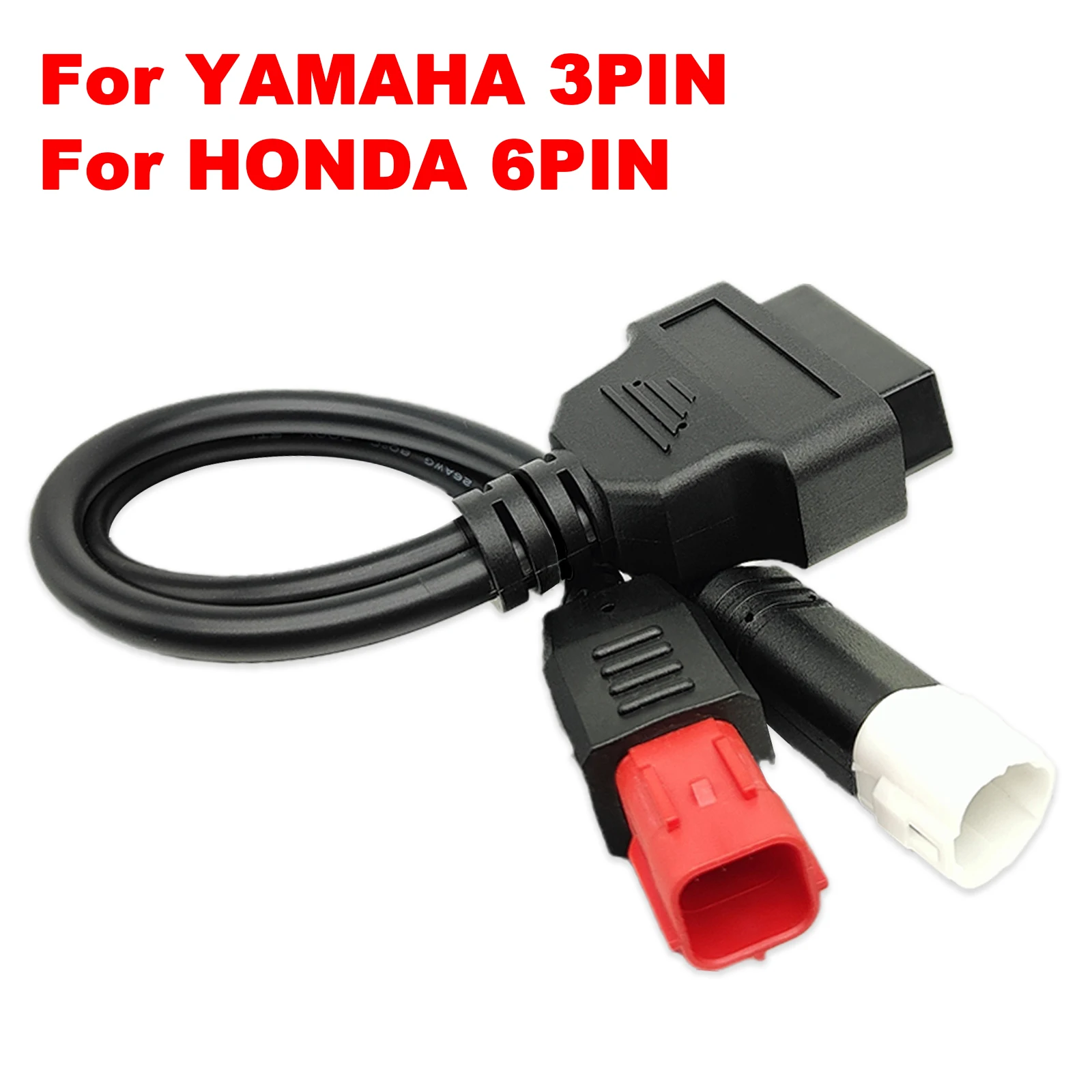 Motorrad-OBD-Adapter für Yamaha 3-Pin 4-Pin für Honda 6-Pin 3-in-1 Motor-Diagnose-Stecker Motorrad-OBD2-Diagnosekabel – Detail 7
