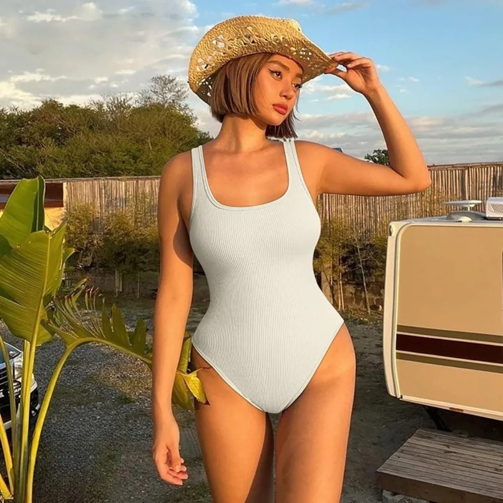 

Бесшовный комбинезон-боди для женщин: корректирующее белье с эффектом утяжки живота, квадратным вырезом, U-образной спинкой, стринги, утягивающее талию