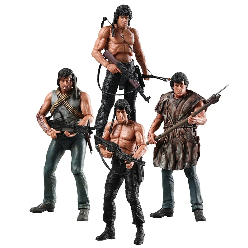 SDCC-figura de acción de la fuerza de la libertad Rambo, coleccionable NECA exclusivo de juguete, regalo, 2015