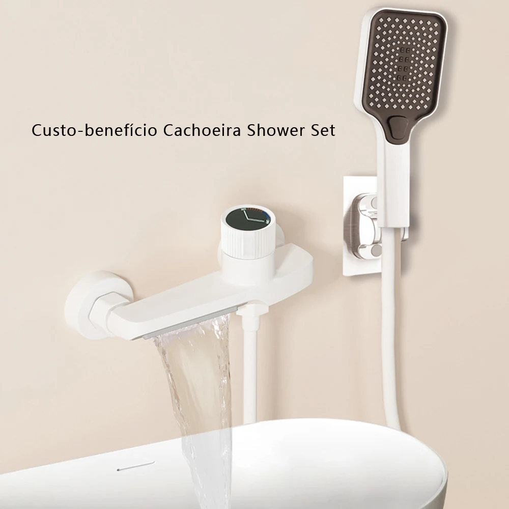white-waterfall-bath-shower-faucet-with-self-adhesive-hand-shower-hot-cold-water-mixer-tap-bathroom-faucet-tub-shower-system-set