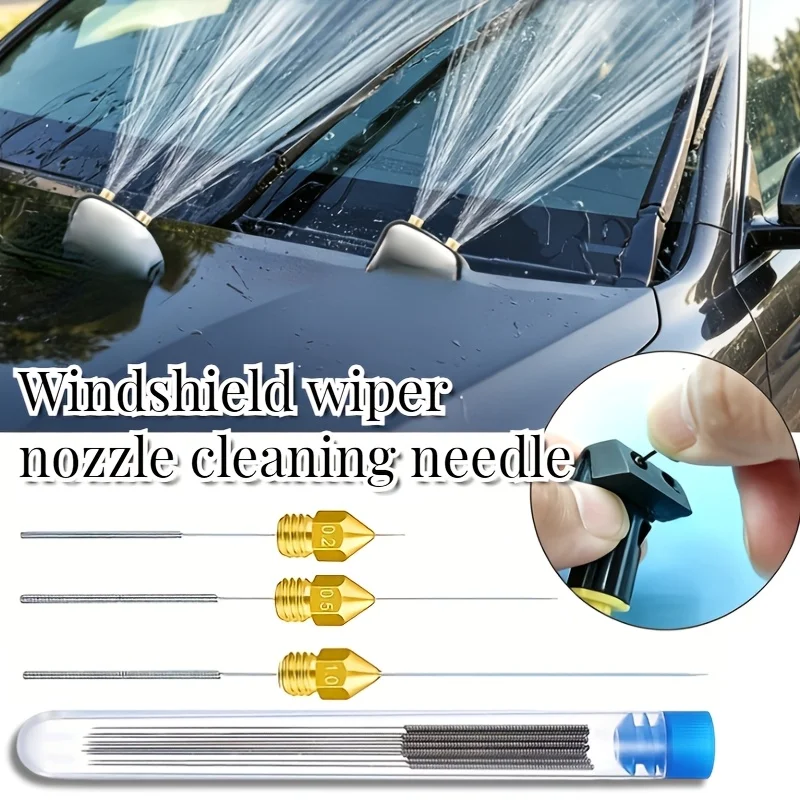 Auto-Windschutzscheiben-Reinigungsdüse aus Edelstahl, Reinigungsset für 3D-Drucker, Gasherde, Duschköpfe – Detail 3
