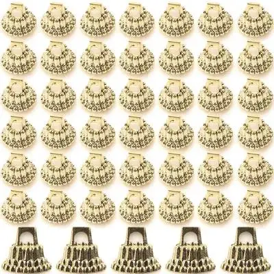 

1Set Creative Balls Accessory Plastic Ball Caps for Christmas Ornaments Hanging Decoration Unique DIY Craft Supplies