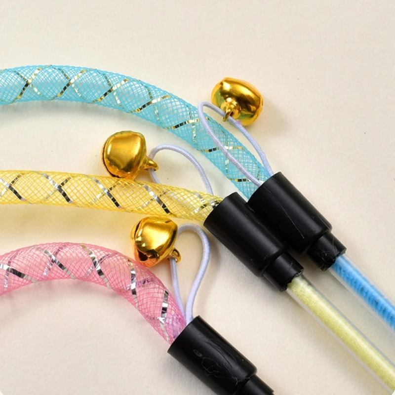 

3PCS Cats Feathered Teaser Toy Furry Ball Mesh Tube For Active Play Exercise