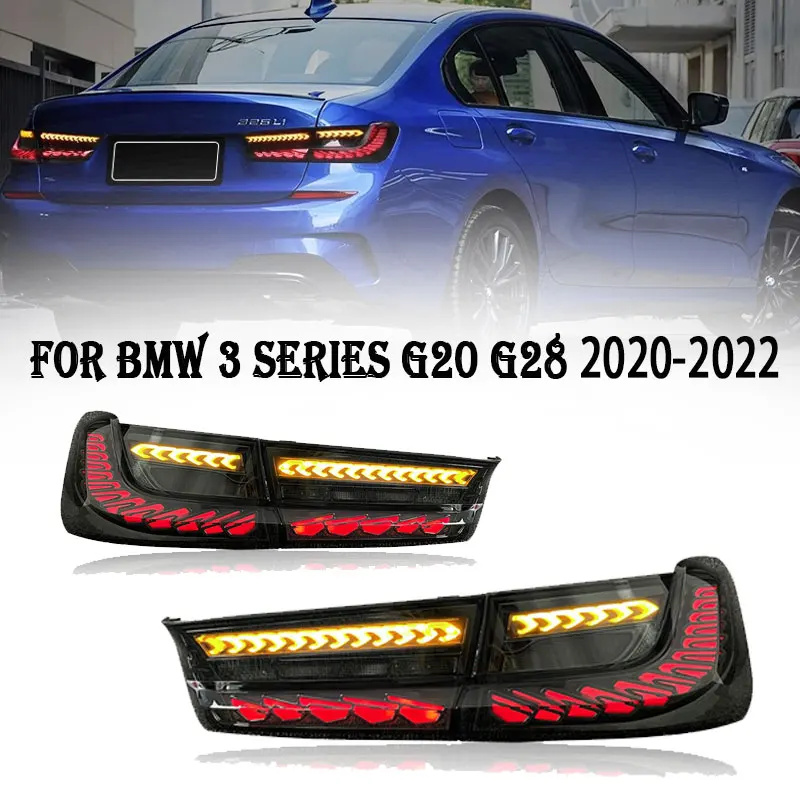 Car Tail Lights for BMW G20 LED Tail Light 2020-2022 Rear Lamp 318i 320i 325i 330i 335i DRL Signal Auto Accessories