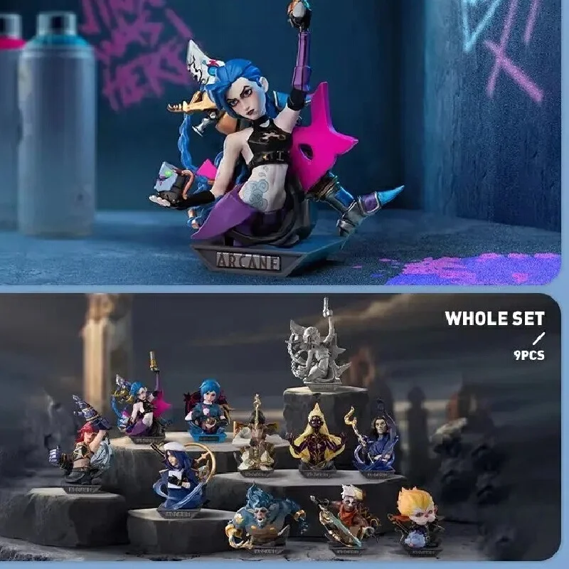 

POP MART League of Legends Arcane Series jinx Mystery Blind Box Collection Vinyl Figures Limited Edition Gift for Collectors Fan