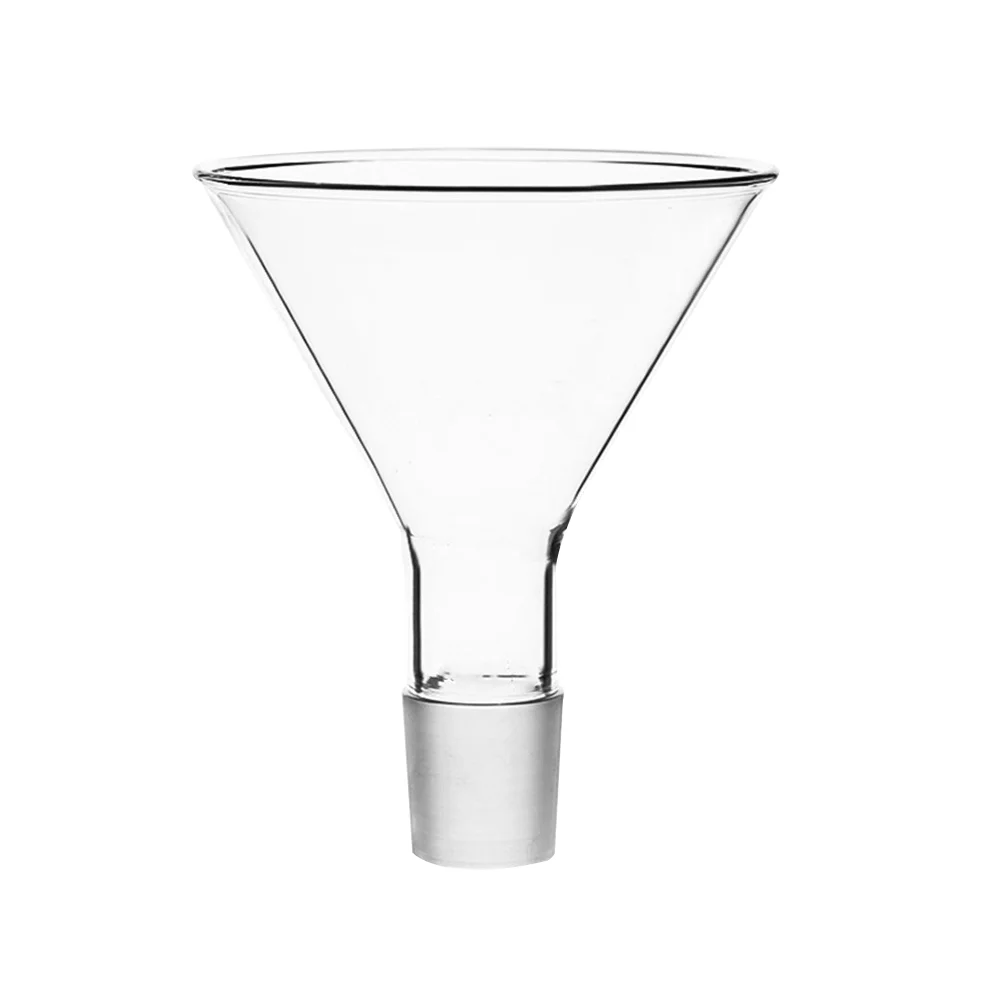 

Glass Funnels 90mm 24mm Fire Polished Service Triangle Round Filter Funnel Lab Equipment Temperature Resistant