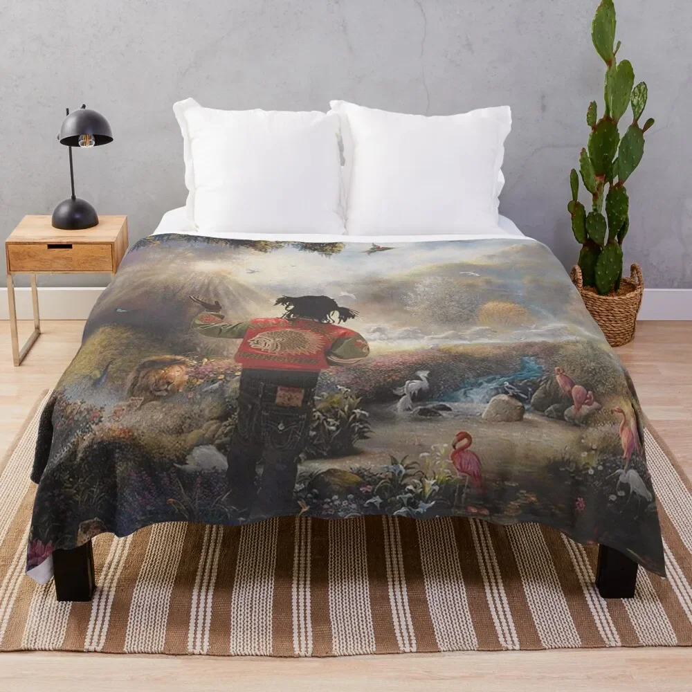 

Chief Keef Garden of Eden Throw Blanket Decorative Throw Sofa Throw blankets and throws Soft Big Blankets