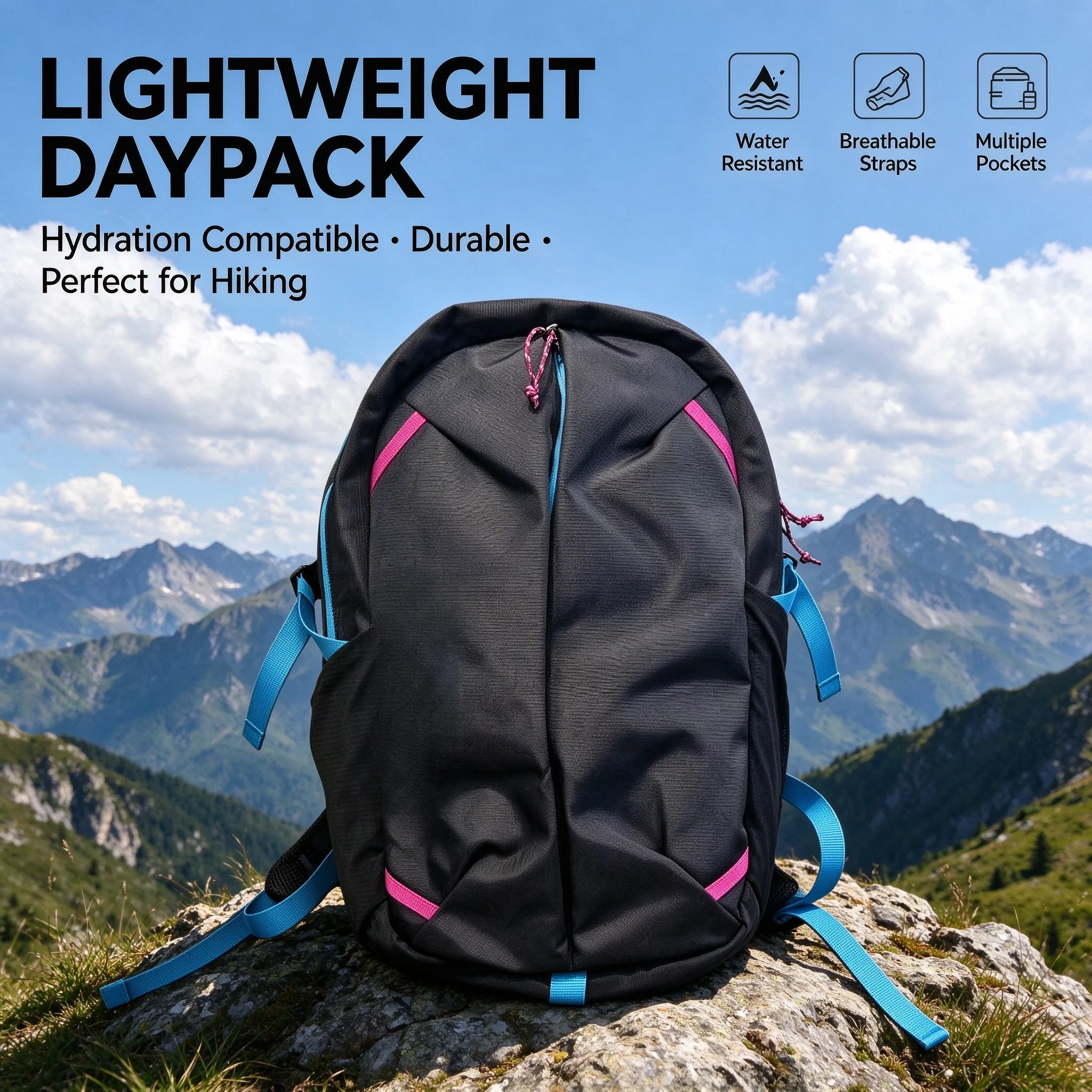 2026 Hot Sale Dopamine Unisex Waterproof Laptop Backpack, Outdoor Hiking Cycling Travel Casual Rucksack for Men Women
