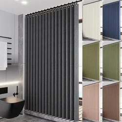 Thickened Waterproof Mycin Color Shower Curtain Bathroom Partition Waterproof Moisture-proof Curtain for Toilet Bathroom 미드센추리