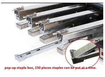 دباسة كهربائية بمستشعر ذكي برأس مزدوج، مشط كتاب أوتوماتيكي، خياطة أوتوماتيكية، دباسة صناعية شديدة التحمل #4