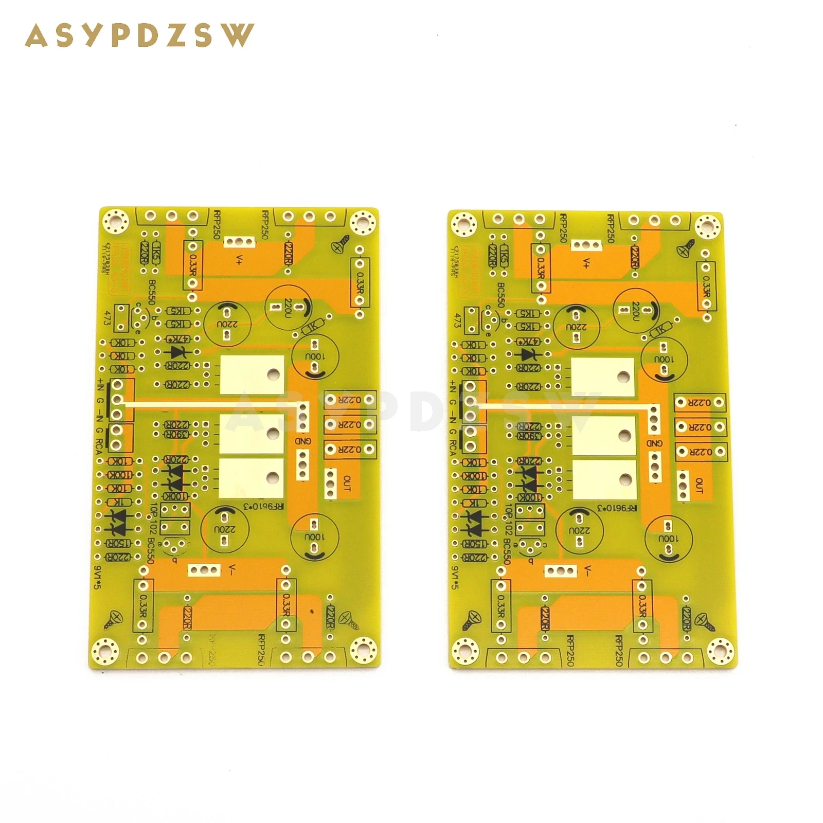 HIFI YS-A3 Pure Class A Power amplifier Base on PASS A3 Aleph-5 30W+30W 4--8 ohm Bare PCB