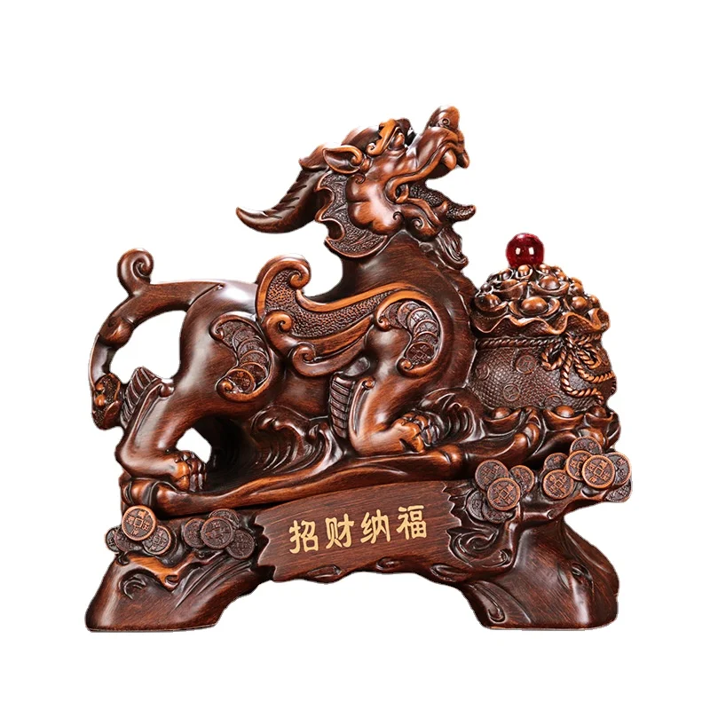 

Home decoration accessories Zhaocai Pixiu Feng Shui Decoration Jucai Office Decoration Gift for store opening Resin Crafts