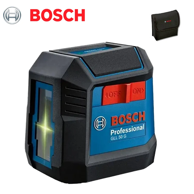Nível Laser Instrumento Portátil Luz Verde Horizontal Vertical Alta Precisão Linhas Ferramenta Bare Bosch-gll50g