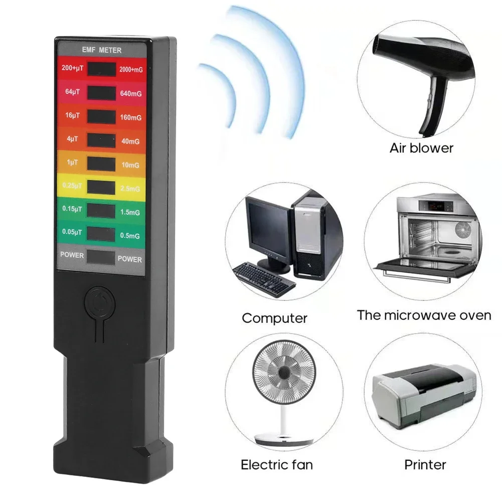 K2 K3 EMF Meter Magnetic Field Detector High Precision Portable EMF Meter Tester Electromagnetic Paranormal Equipment Tester