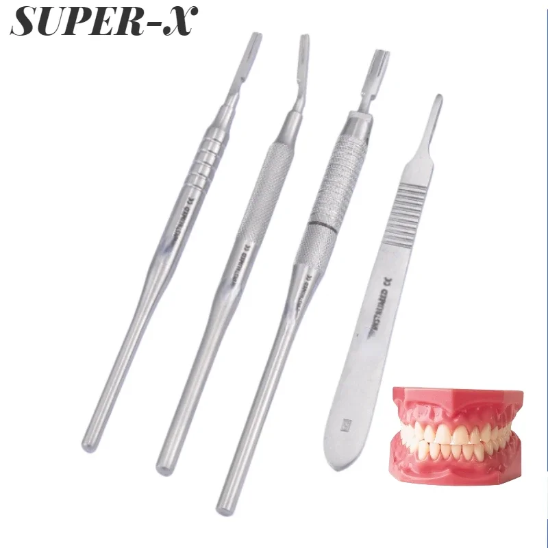 1PCS Dental 180 ° Replaceable Handle Surgical Knife Handle Adjustable Oral Implant Dental Instruments and Tools