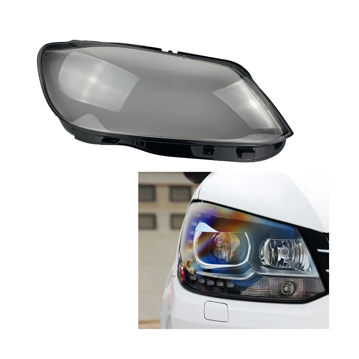 Left Headlight Cover Transparent Headlight Lens Headlight Shell for