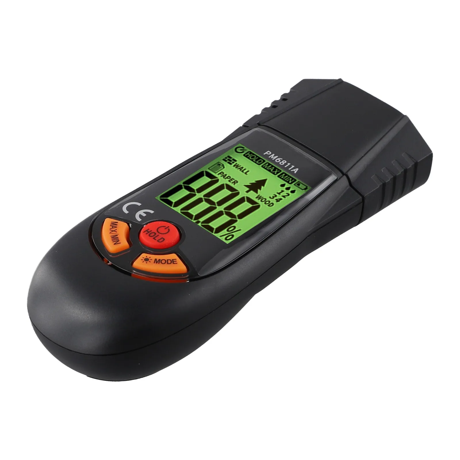 Moisture Content Tester Moisture Content Tester Accurate Measurement Alarm Mode Auto Off Smart Backlit Display