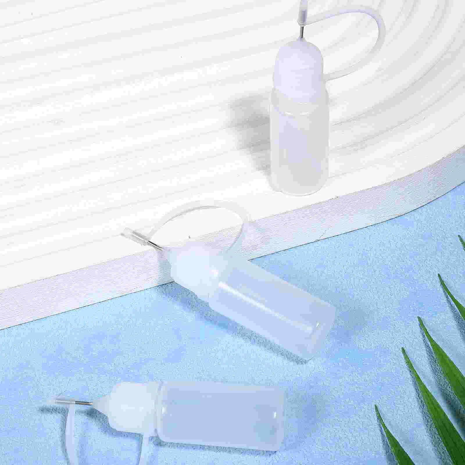 20 Pcs Bottle Glue Empty Dropper Refillable Gluing Projects Filling Bottles Needle Tip Squeeze Applicator