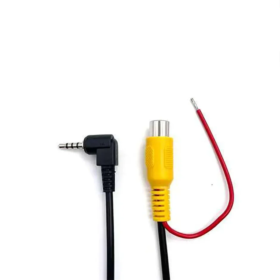 Rearview Camera Connection Cable RCA To 2.5mm AV Converter Cable Car Rear View Reverse Parking Camera for Car DVR Dashcam image 3