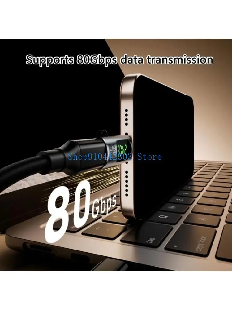 652F Compactly USB C Adapter For Efficient Charging And 80Gbps Data Transfer