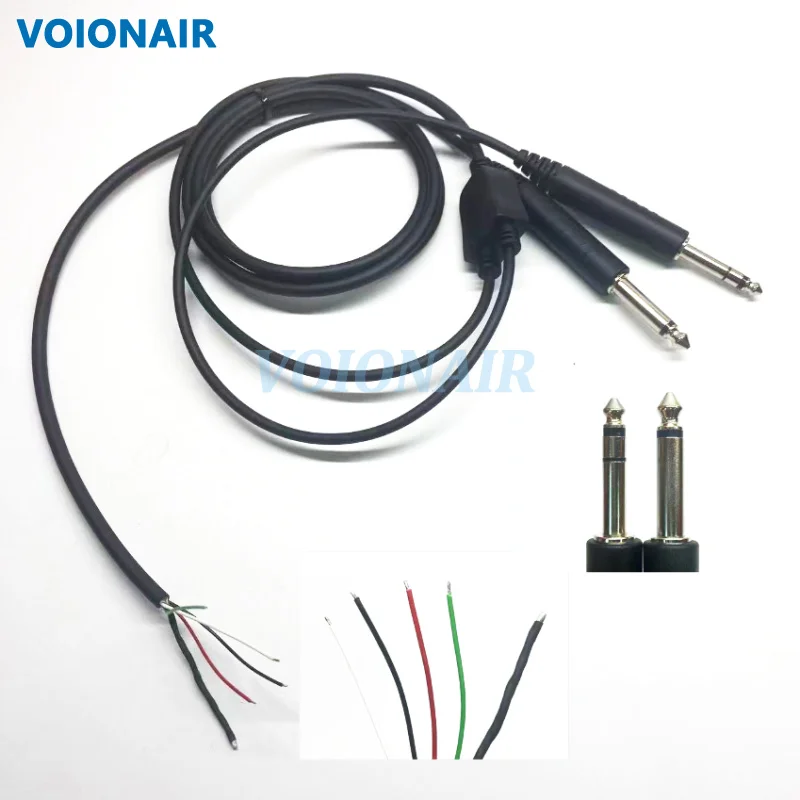 VOIONAIR Repair Cable Aviation Headset Replacement Cable for David Clark AVCOMM Pilot