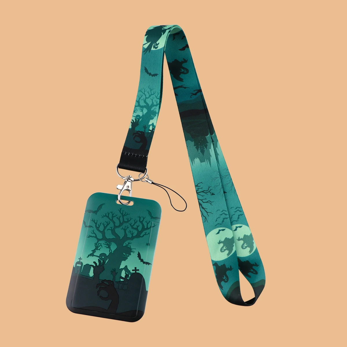 Halloween Ghost Lanyards for Key Witch Neck Strap For Card Badge Gym Keychain Key Holder DIY Hanging Rope Phone Accessories