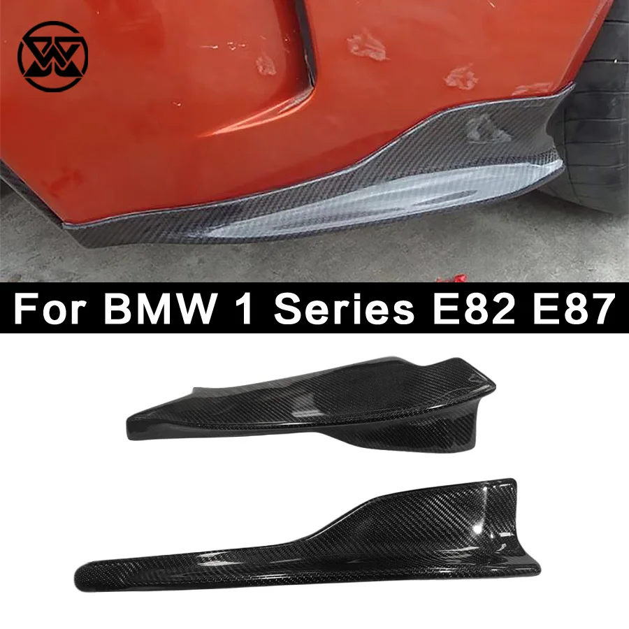 

Car Rear Bumper Lip Splitters Aprons Flaps For BMW 1 Series E82 1M Coupe 2-Door 2011 FRP Cup Wings