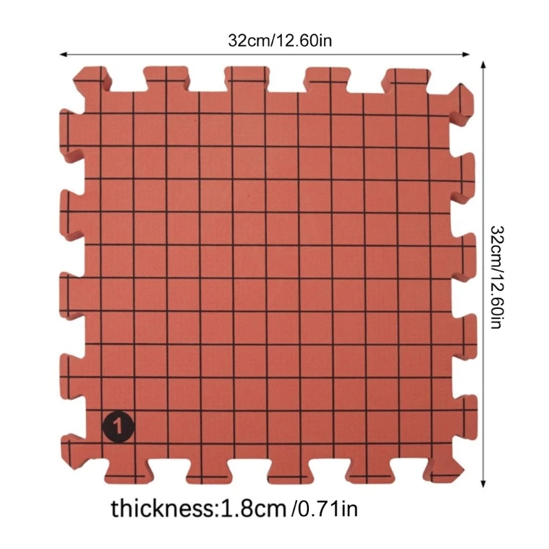 Placa bloqueio tricô, 9 peças, grades grossas, placa bloqueio crochê com grades, pinos t, tapetes bloqueio,