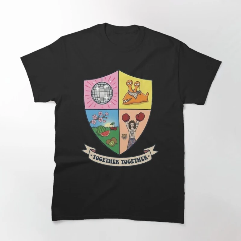 Harry Styles & Royal Court Crest graphic 100%Cotton unisex shirt 2026 Summer high quality O-neck Men fashion Short sleeve Tshirt