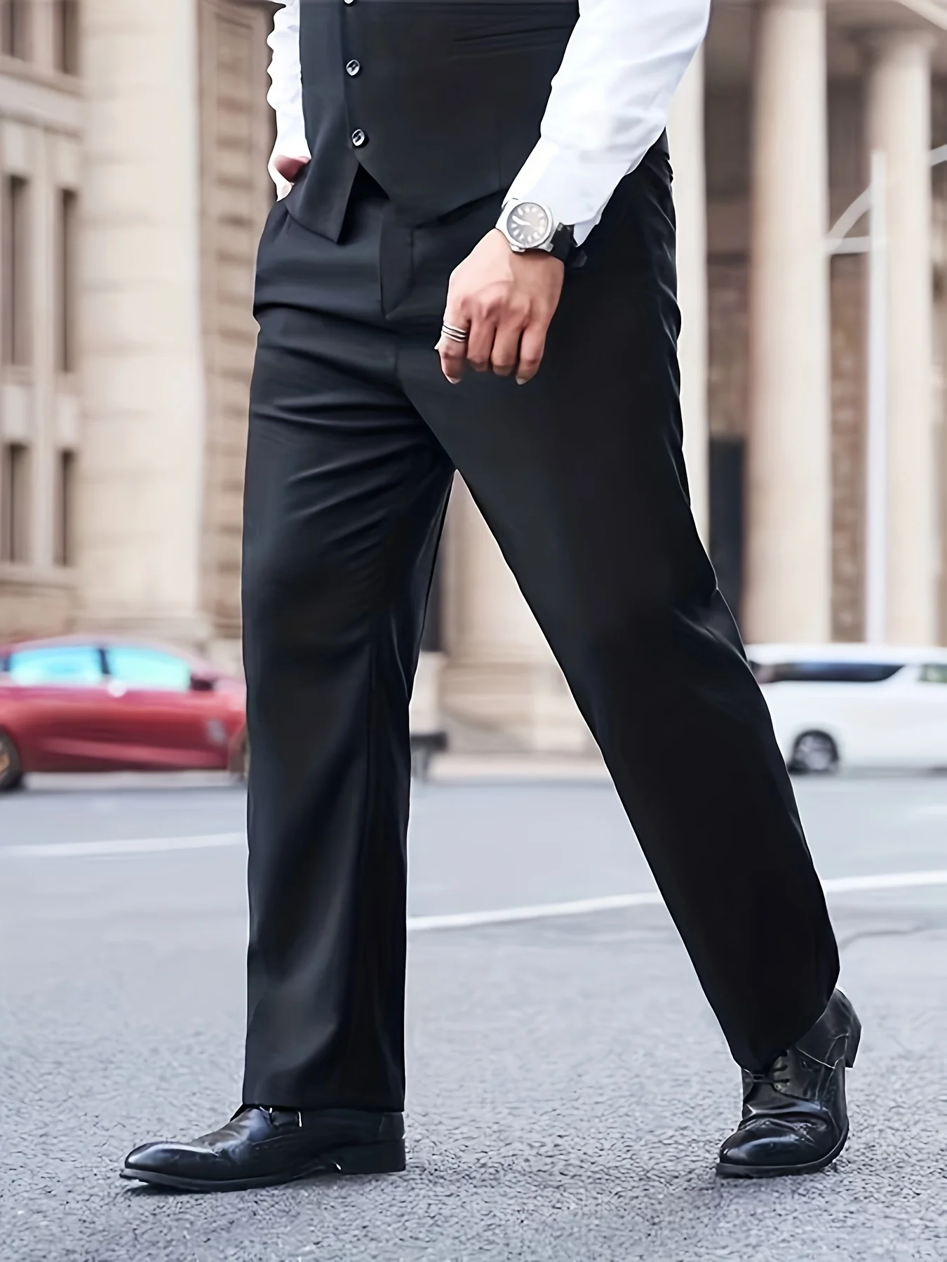 Thumbnail 3 - #3 Compare Mens Straight Leg Trousers Before You Buy